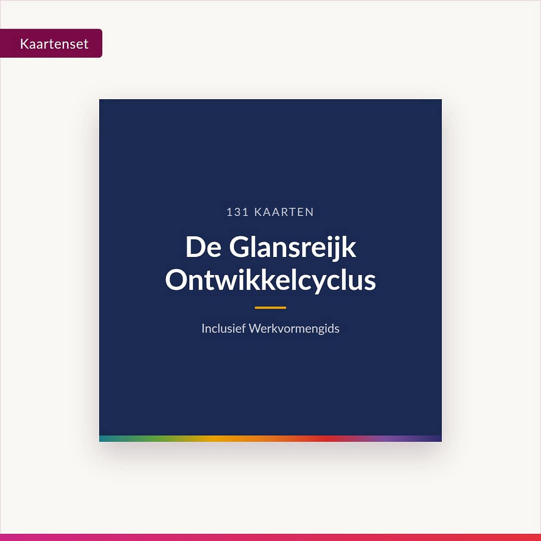 De Glansreijk Ontwikkelcyclus coachkaartenset met 131 kaarten